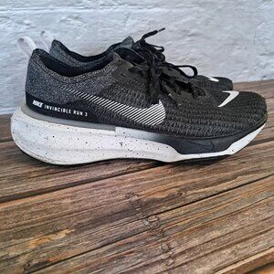 Nike Mens ZoomX invincible Run 3 running athletic shoes sneakers size 12 black